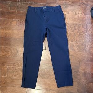 GAP Women's Deep Blue Ankle Pants - Size 6